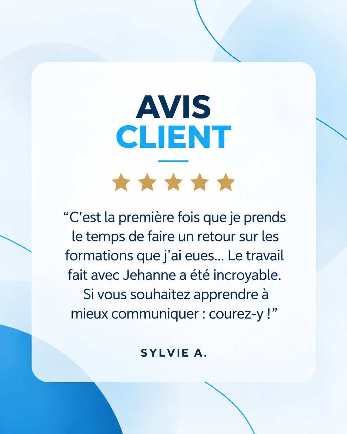 Témoignage de Sylvie A.