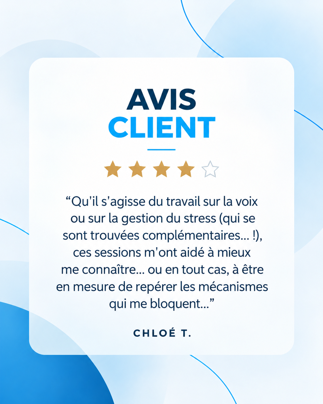 Témoignage de Chloé T.